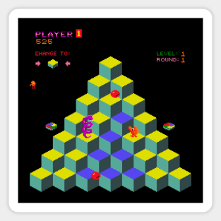 Q Bert Sticker